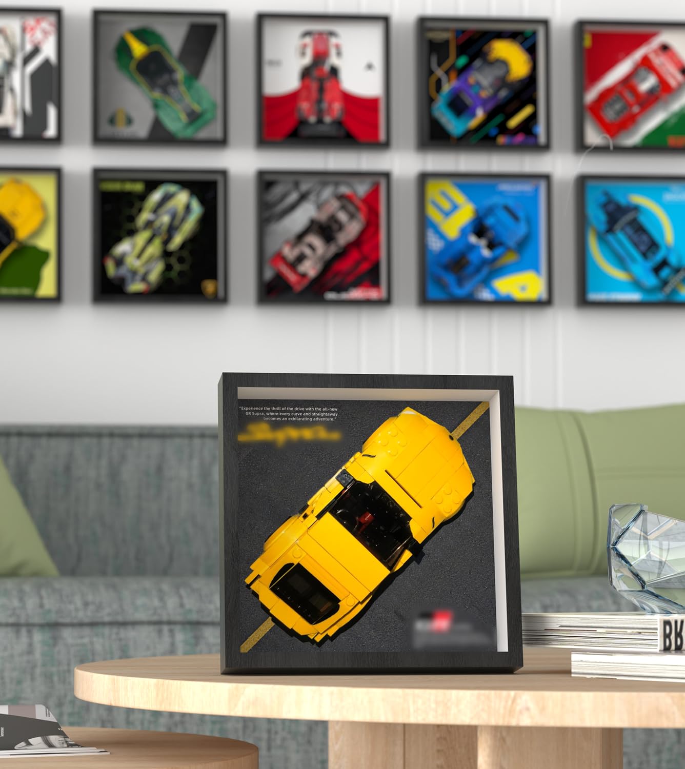 モナカ額縁セット Amazon.com: WETCEAOM Display Wallboard for Lego Speed Champions